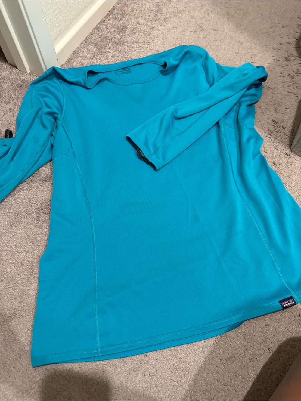Patagonia Women's Long Sleeve Crew Top - Bright Teal